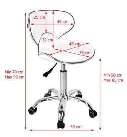 Gabbiano Taboret Kosmetyczny Q-4599 Biały