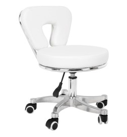 Taboret Kosmetyczny Do Pedicure 9266 Biały