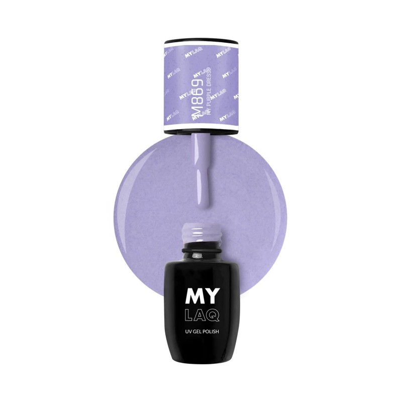 Lakier Hybrydowy MyLaq M869 My Purple Dress 5ml