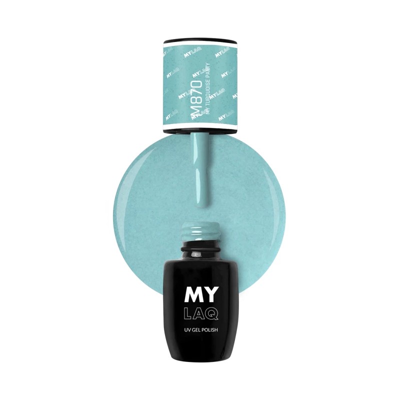 Lakier Hybrydowy MyLaq M870 My Turquoise Party 5ml