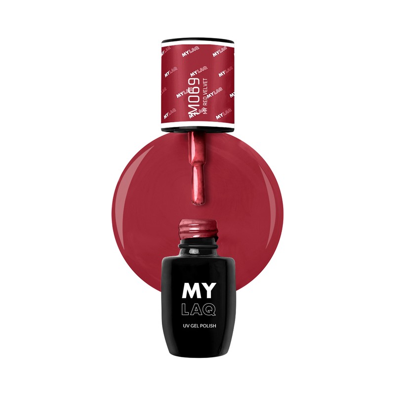 Lakier Hybrydowy MyLaq M069 My Red Velvet 5ml