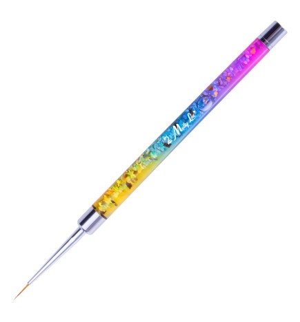 Mollylac Pro Liner Rainbow Pędzelek do Zdobień 9mm