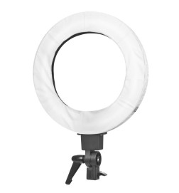 Lampa Light Ring 18&quot 55w Fluorescent Biała + Statyw