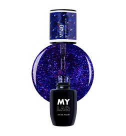 Lakier Hybrydowy MyLaq M140 My Sparkling Violet 5ml