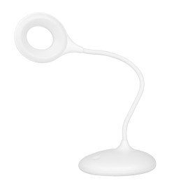 Lampka Ring Led Snake Na Biurko Biała