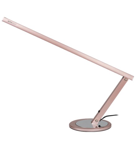 Lampa Na Biurko Slim 20w Różowe Złoto