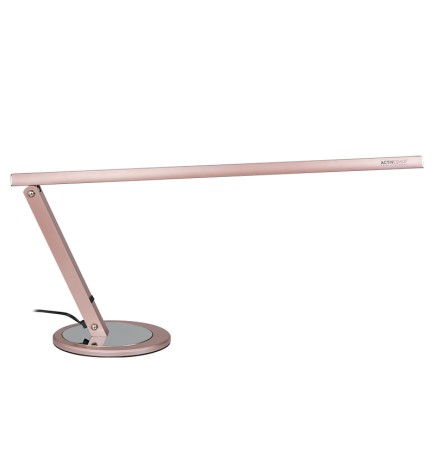 Lampa Na Biurko Slim 20w Różowe Złoto