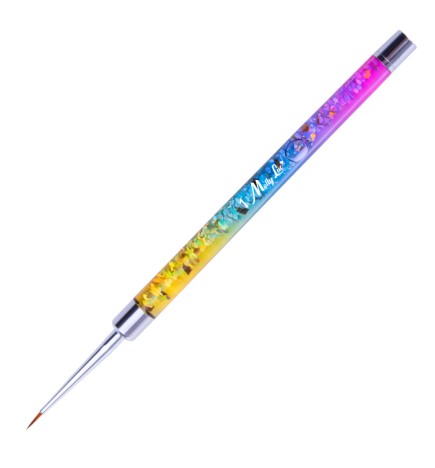 Mollylac Pro Liner Rainbow Pędzelek do Zdobień 7mm