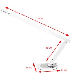 Lampa Na Biurko Slim 20w Biała