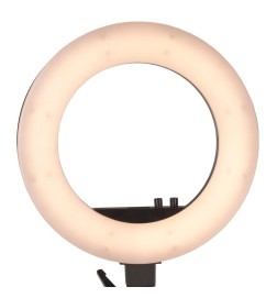 Lampa Pierścieniowa Ring Light 18"" 48w Led Czarna + Statyw