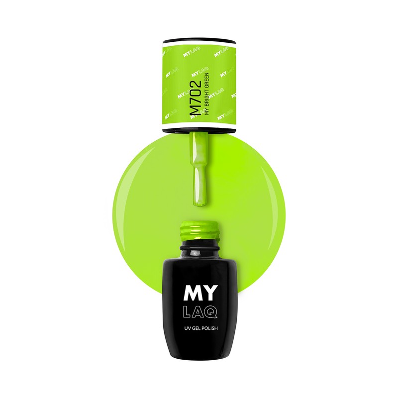 Lakier Hybrydowy MyLaq M702 My Bright Green 5ml