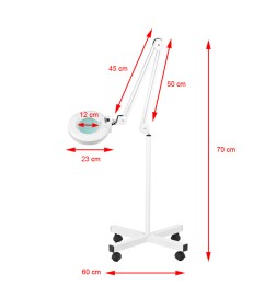 Lampa Lupa Led S4 + Statyw Led Reg. Natężenie Światła