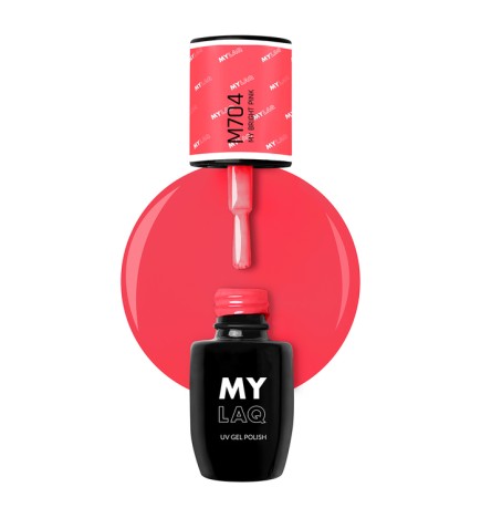 Lakier Hybrydowy MyLaq M704 My Bright Pink 5ml