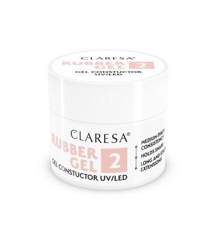 Claresa - Żel Budujący Rubber Gel 2 12g