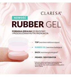 Claresa - Żel Budujący Rubber Gel 2 12g