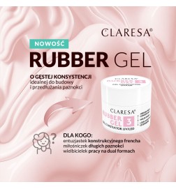 Claresa - Żel Budujący Rubber Gel 2 12g