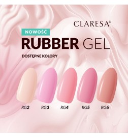 Claresa - Żel Budujący Rubber Gel 2 12g