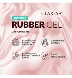 Claresa - Żel Budujący Rubber Gel 2 12g