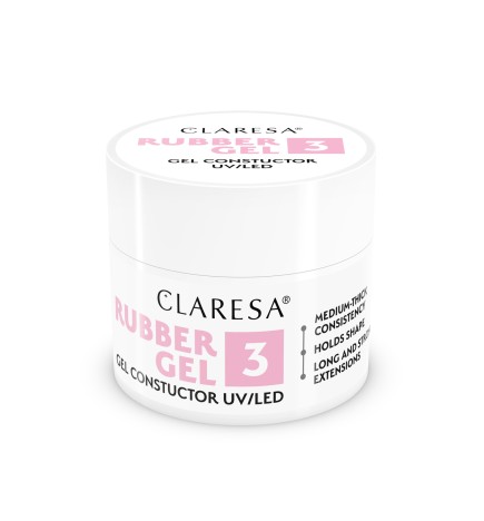 Claresa - Żel Budujący Rubber Gel 3 12g