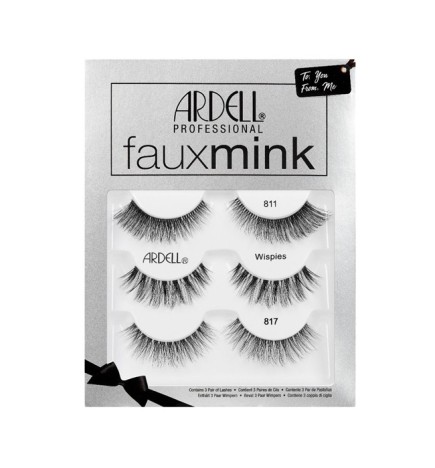 Ardell Rzęsy Faux Mink Zestaw 3-Pack 811, 817, Wispies