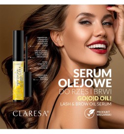 Claresa Serum Olejowe Do Rzęs I Brwi Z Olejem Rycynowym Go(O)D Oil!