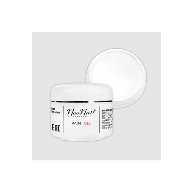 Paint Uv/Led Gel 5 Ml - White Rose