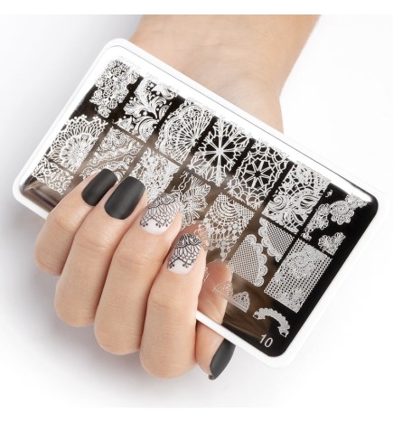 Żel Do Zdobień Stamping Gel - Black 4ml