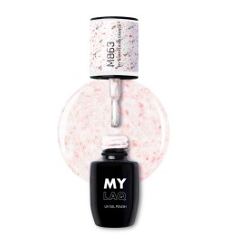 Lakier Hybrydowy MyLaq M863 My Shimmering Orange 5ml