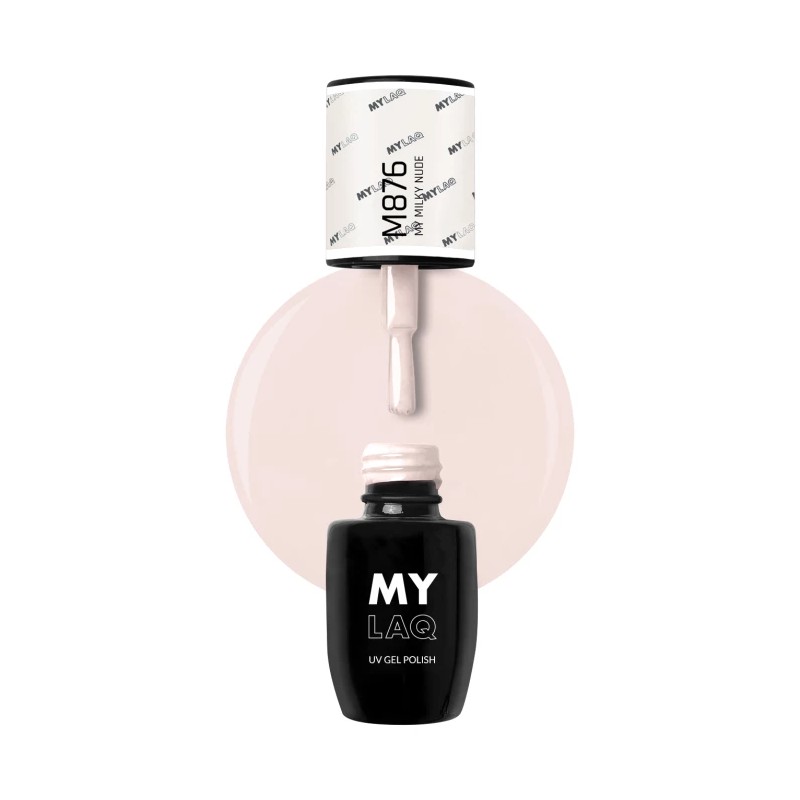 Lakier Hybrydowy MyLaq M876 My Milky Nude 5ml