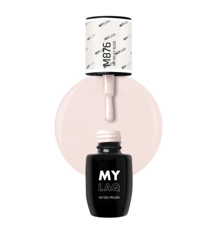 Lakier Hybrydowy MyLaq M876 My Milky Nude 5ml