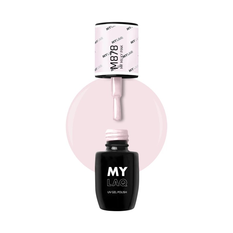 Lakier Hybrydowy MyLaq M878 My Milky Pink 5ml