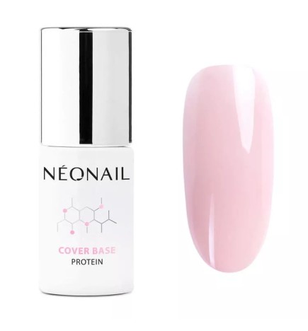 Baza Hybrydowa NeoNail Cover Base Protein Nude Rose 7,2ml