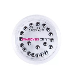 Cyrkonie Swarovski Ss9 20Szt, - Crystal 001 Silver Night