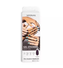 Lakier Hybrydowy do Manicure w Naklejce NeoNail Gel Stickers Easy On M02