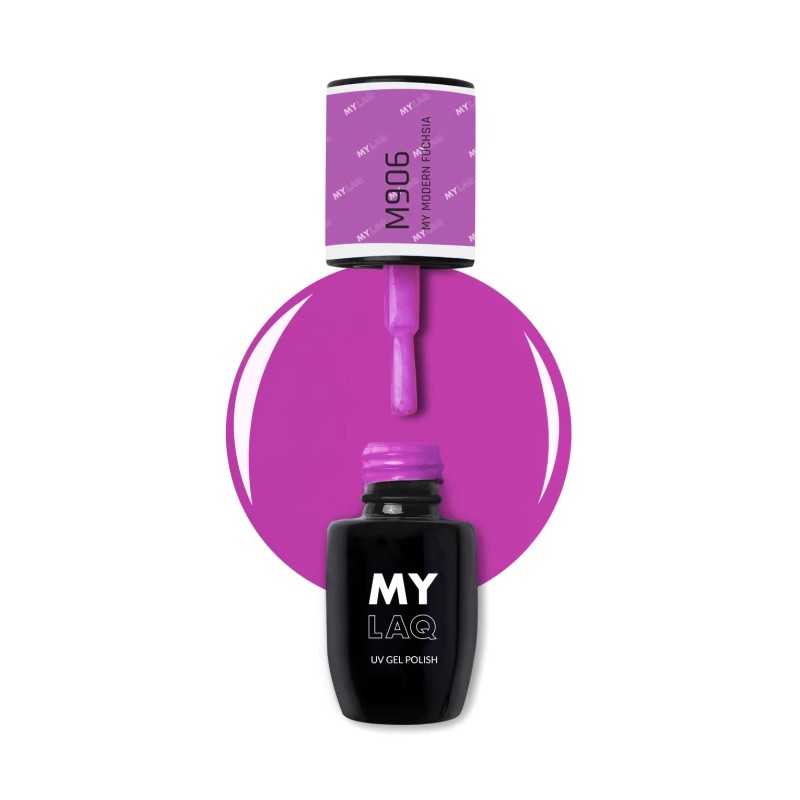 Lakier Hybrydowy MyLaq M906 My Modern Fuchsia 5ml