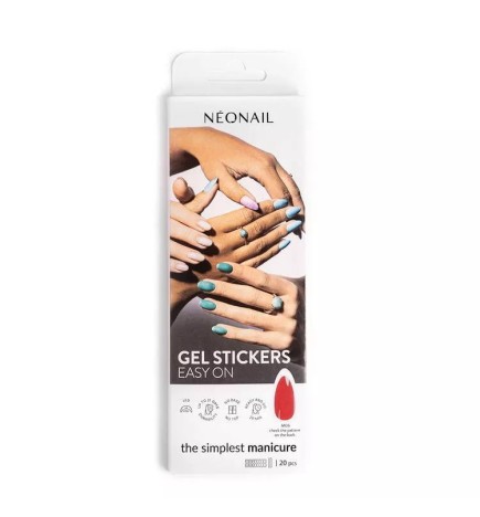 Lakier Hybrydowy do Manicure w Naklejce NeoNail Gel Stickers Easy On M06