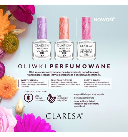 Claresa Oliwka Perfumowana Pretty Bloom 5ml