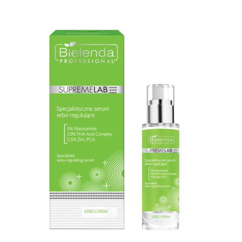 Bielenda SupremeLab Sebio Derm - Specjalistyczne Serum Sebo-Regulujące 30 ml