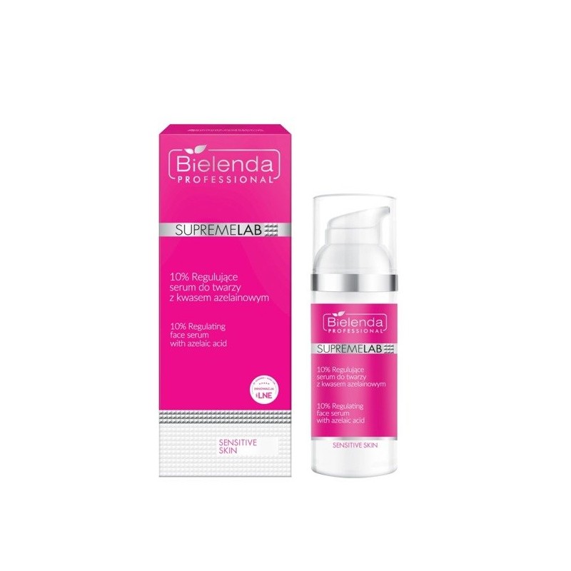 Bielenda SupremeLab Sensitive Skin - Serum do Twarzy z Kwasem Azelainowym 10% 50ml