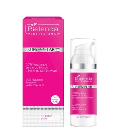 Bielenda SupremeLab Sensitive Skin - Serum do Twarzy z Kwasem Azelainowym 10% 50ml