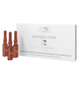 APIS Rosacea Stop - Intensywnie Wzamcniające i Łagodzące Ampułki 10x3 ml