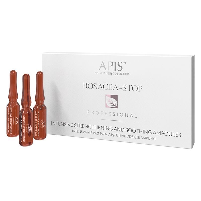 APIS Rosacea Stop - Intensywnie Wzamcniające i Łagodzące Ampułki 10x3 ml