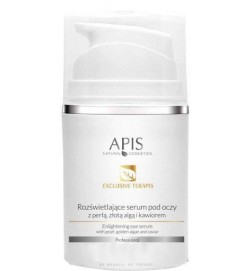 APIS Exclusive Terapis Rozświetlające Serum Pod Oczy Z Perłą, Złotą Algą I Kawiorem 50ml