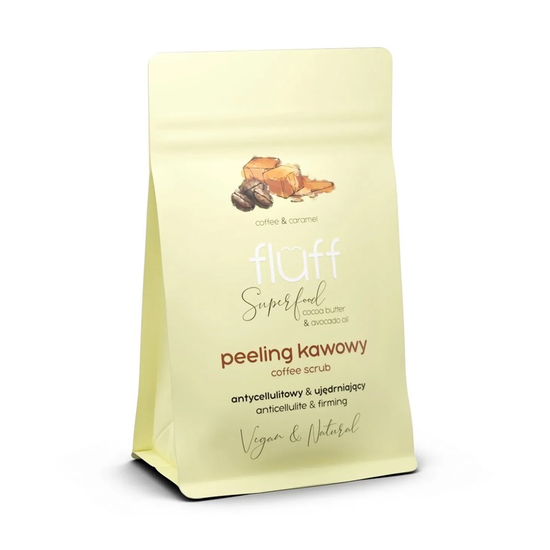 Fluff - Peeling Kawowy Suchy Karmel 100g