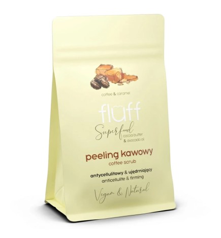 Fluff - Peeling Kawowy Suchy Karmel 100g