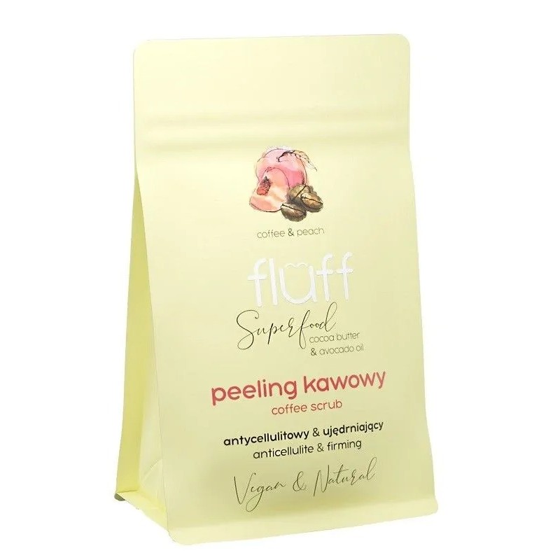 Fluff - Peeling Kawowy Brzoskwinia 100g