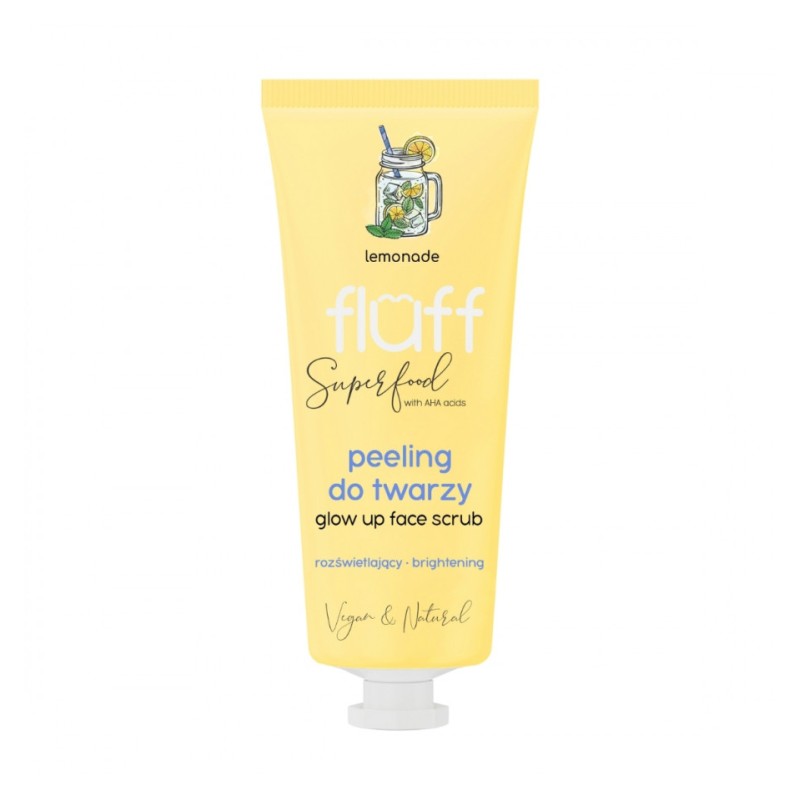 Fluff - Rozświetlający Peeling Do Twarzy Lemoniada 75ml