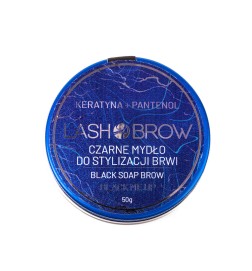 Lash Brow Mydło Koloryzujące Do Stylizacji Brwi Kreatyna + Pantenol Czarne 50g