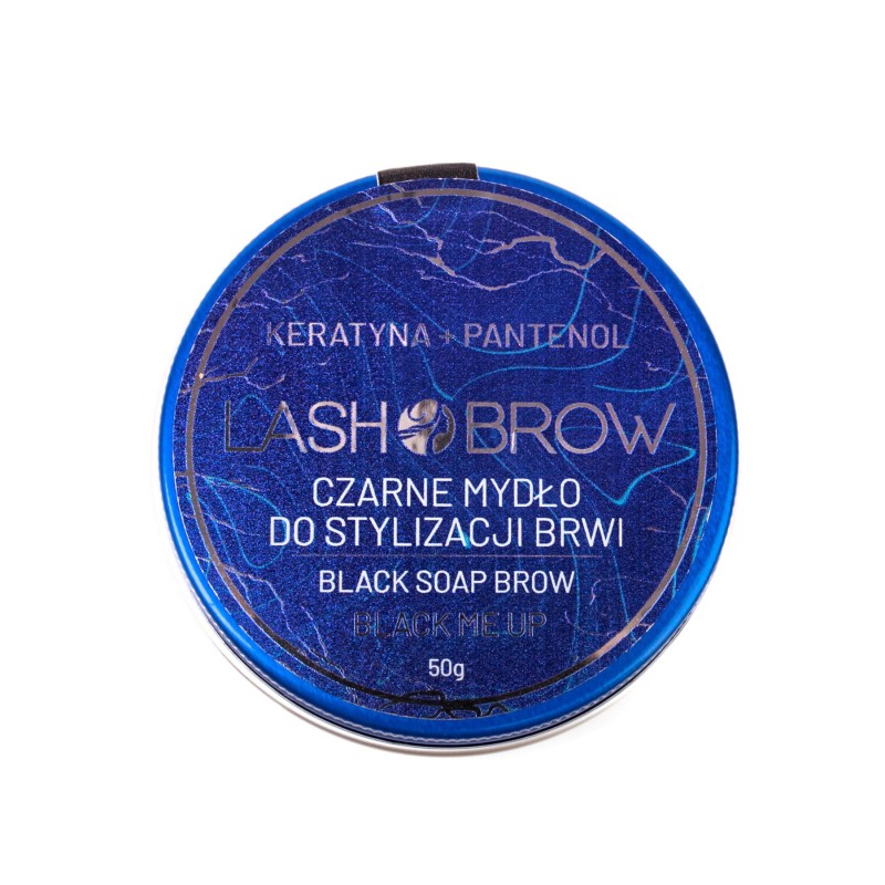 Lash Brow Mydło Koloryzujące Do Stylizacji Brwi Kreatyna + Pantenol Czarne 50g