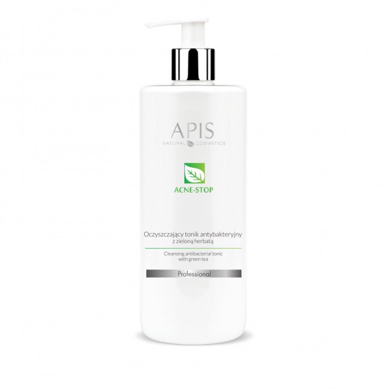 APIS Acne-Stop Oczyszczający Tonik Antybakt. Z Zieloną Herbatą 500ml